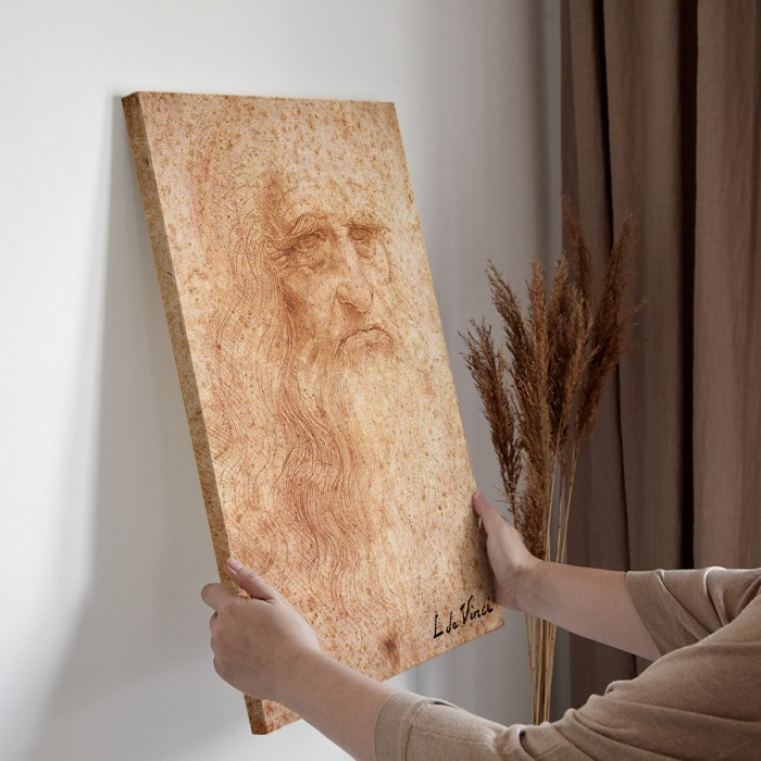Πίνακας σε καμβά διακόσμηση τοίχου – Leonardo da Vinci - Self-Portrait