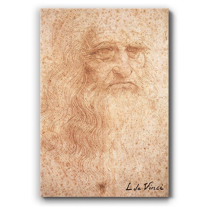 Πίνακας σε καμβά – Leonardo da Vinci - Self-Portrait