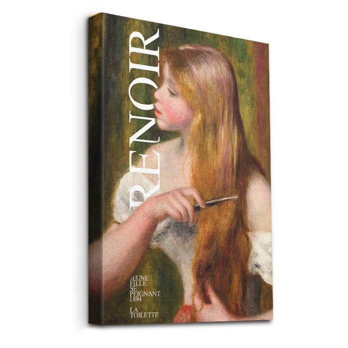 Πίνακας σε καμβά με τελάρο – Young Girl Combing Her Hair, 1894