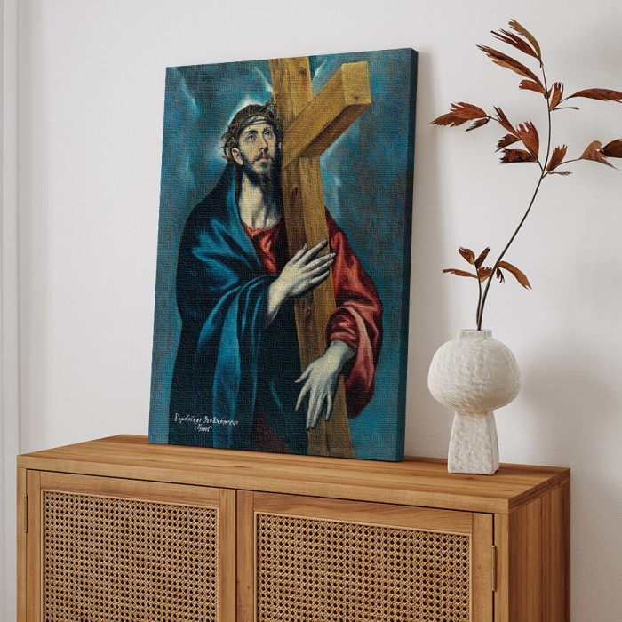 Πίνακας σε καμβά για το δωμάτιο – Christ Carrying the Cross