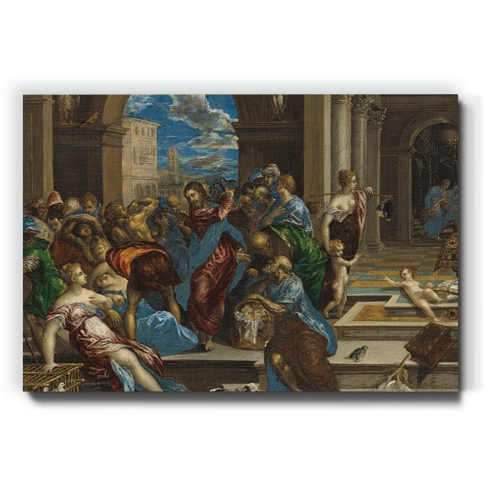 Πίνακας σε καμβά – Christ Driving the Money Changers from the Temple