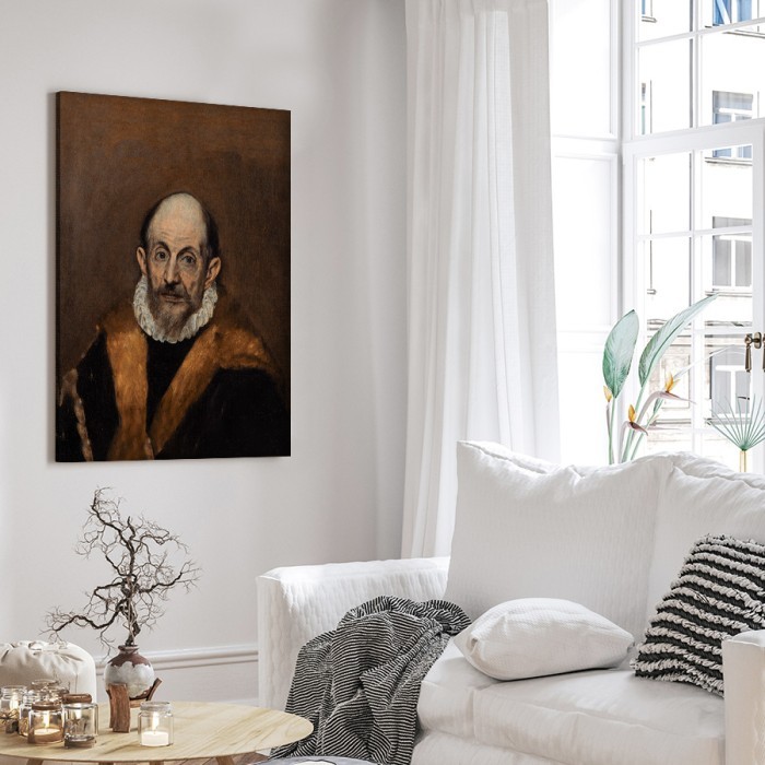 Πίνακας σε καμβά για το δωμάτιο – Portrait of a man