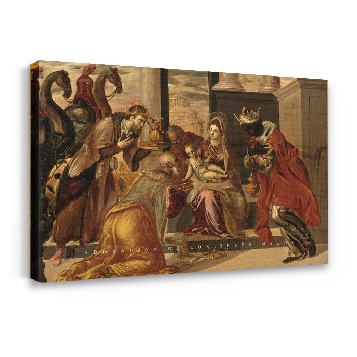 Πίνακας σε καμβά με τελάρο – Adoration of the Magi with Camels 