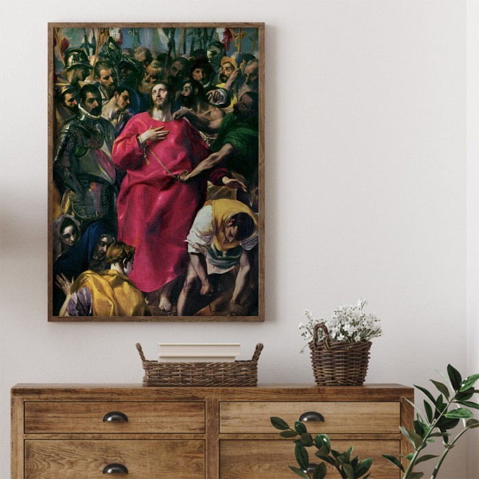 Πίνακας σε καμβά με κορνίζα – The Disrobing of Christ