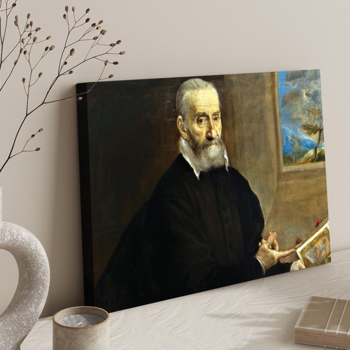 Πίνακας σε καμβά για το δωμάτιο – Portrait de Giulio Clovio