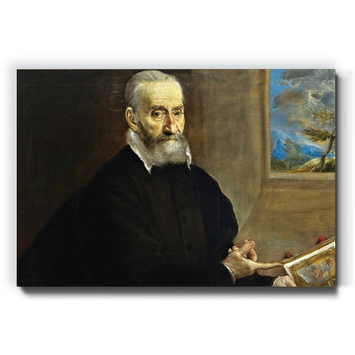 Πίνακας σε καμβά – Portrait de Giulio Clovio