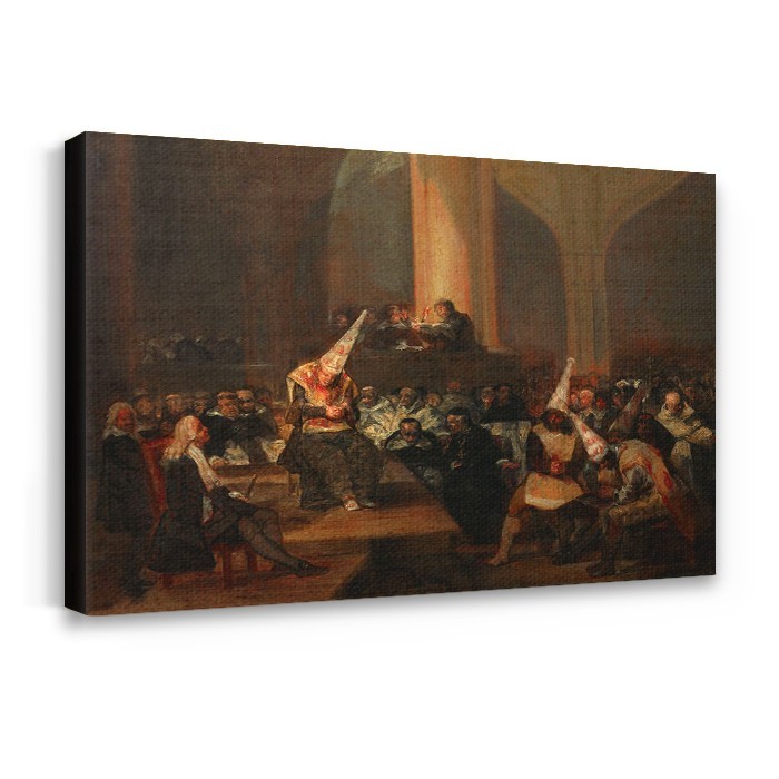 Πίνακας σε καμβά με τελάρο – The Inquisition Tribunal