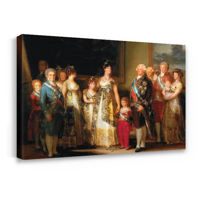 Πίνακας σε καμβά με τελάρο – Η οικογένεια του Καρόλου Δ΄