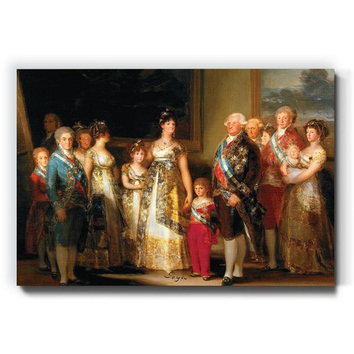 Πίνακας σε καμβά – Η οικογένεια του Καρόλου Δ΄