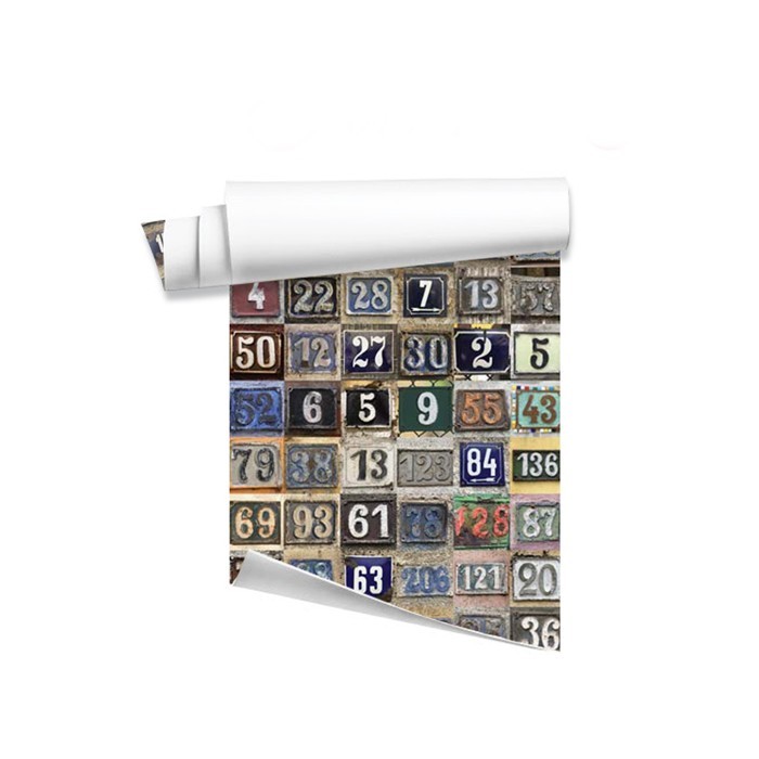 Ταπετσαρίες τοίχου vintage Αριθμοί οδών