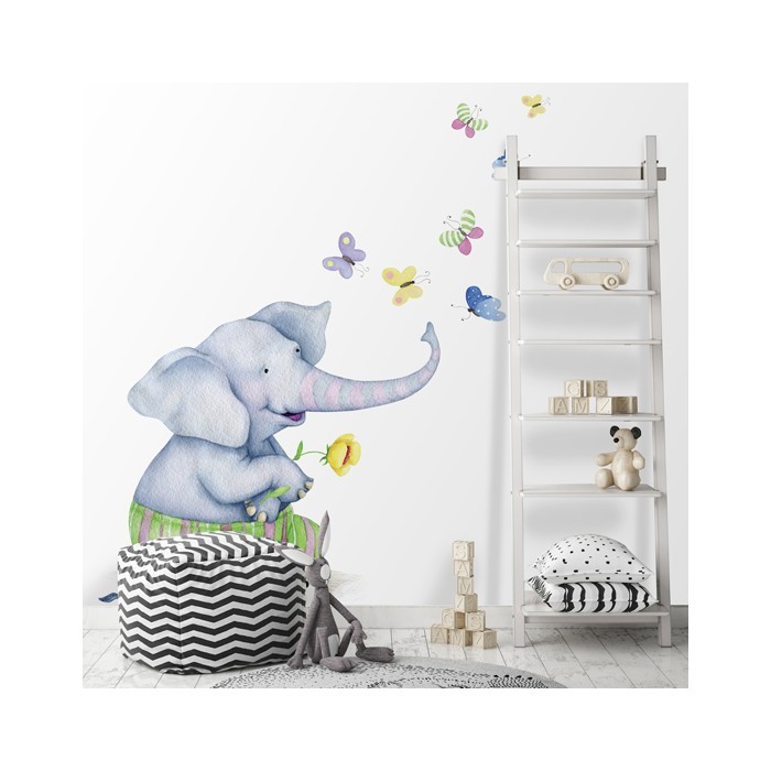 Ταπετσαρία τοίχου παιδική Μικρό ελεφαντάκι!