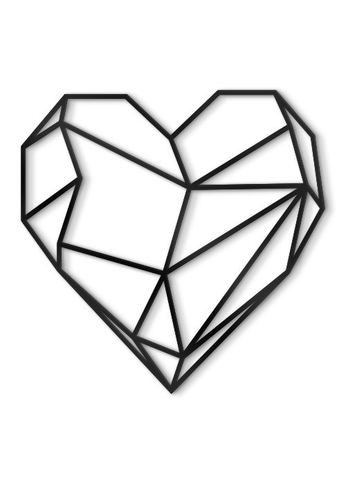 Διακόσμηση Τοίχου - πίνακες 3D - Heart