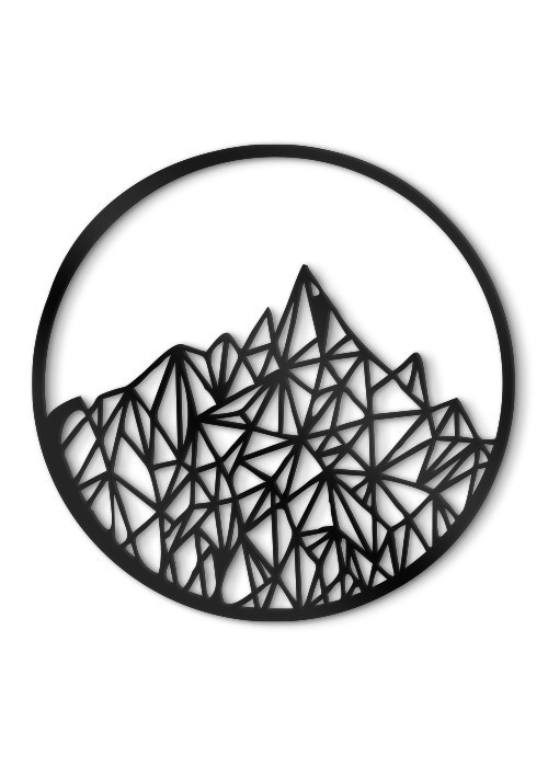 Διακόσμηση Τοίχου - πίνακες 3D - Γεωμετρικές βουνοκορφές