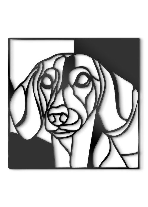 Διακόσμηση Τοίχου - πίνακες 3D - Σκύλος