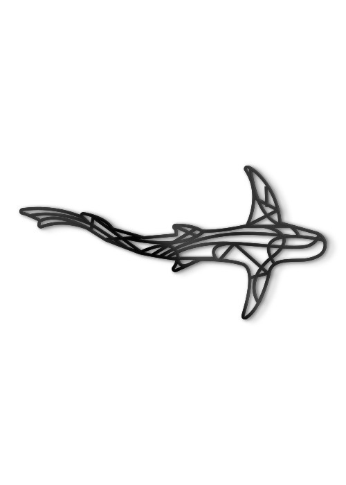 Διακόσμηση Τοίχου - πίνακες 3D - Floating shark