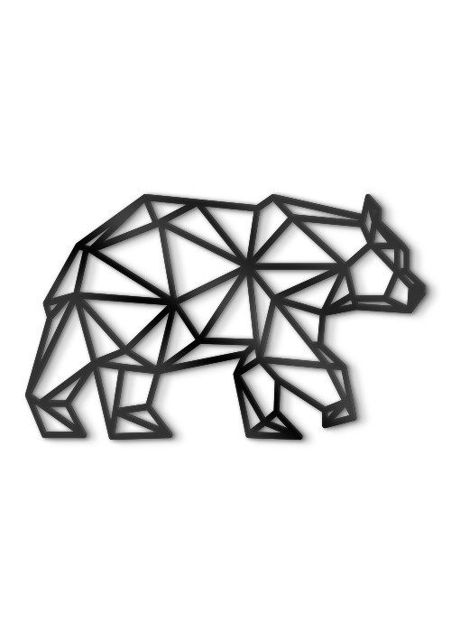 Διακόσμηση Τοίχου - πίνακες 3D - Αρκούδα