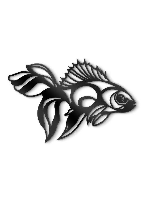 Διακόσμηση Τοίχου - πίνακες 3D - Fish