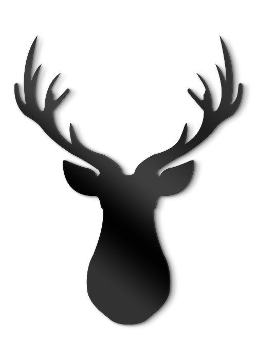 Διακόσμηση Τοίχου - πίνακες 3D - Deer shadow