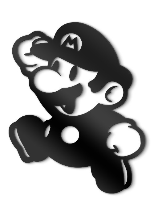 Διακόσμηση Τοίχου - πίνακες 3D - One up Mario