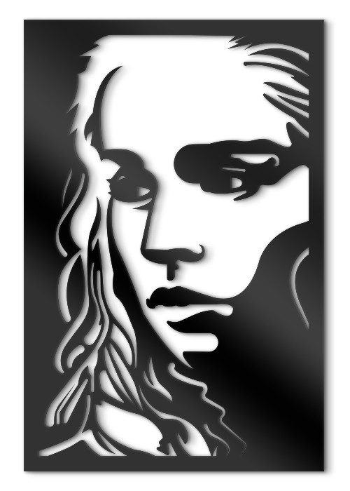 Διακόσμηση Τοίχου - πίνακες 3D - Daenerys Targaryen