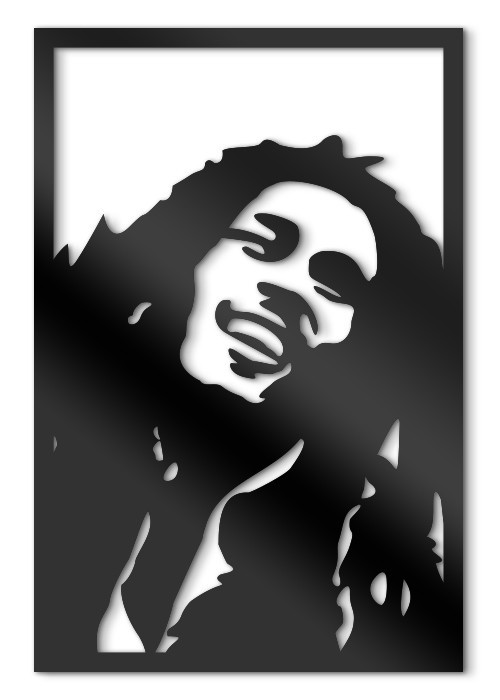 Διακόσμηση Τοίχου - πίνακες 3D - Bob Marley