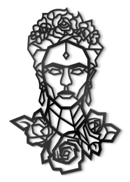 Διακόσμηση Τοίχου - πίνακες 3D - Frida Kahlo