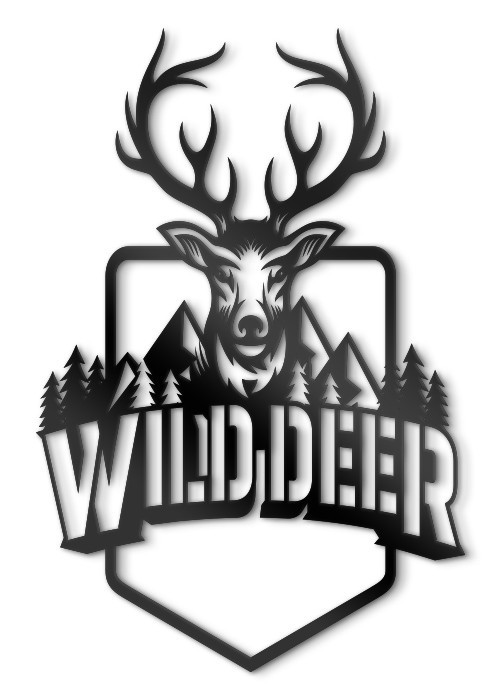 Διακόσμηση Τοίχου - πίνακες 3D - Wild Deer