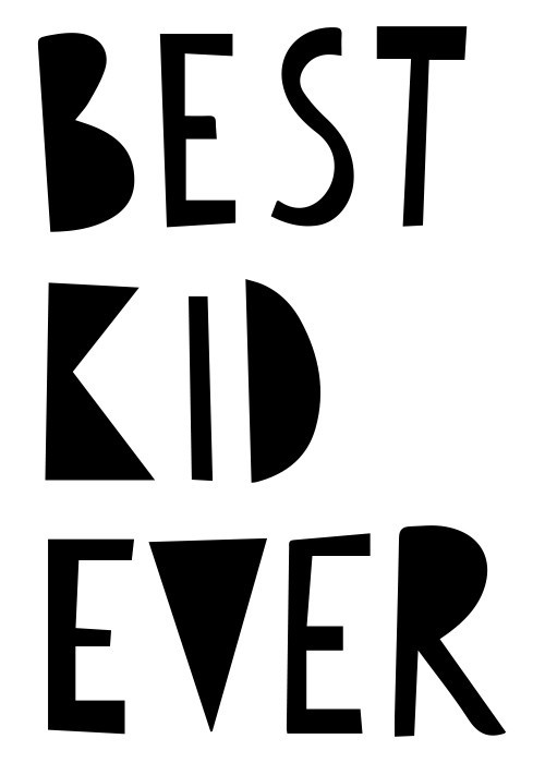 Αφίσα Poster Best kid ever