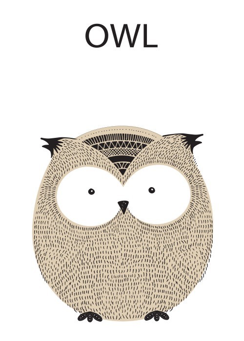 Αφίσα Poster Owl