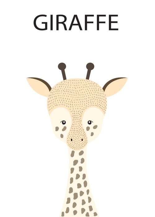 Αφίσα Poster Giraffe