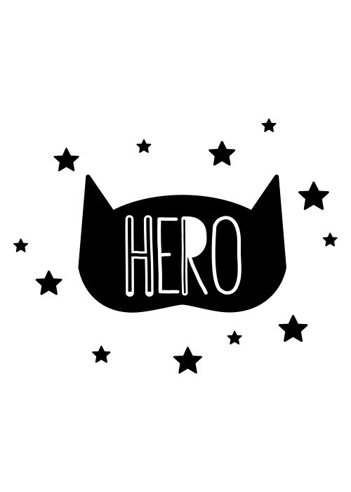 Αφίσα Poster Hero mask