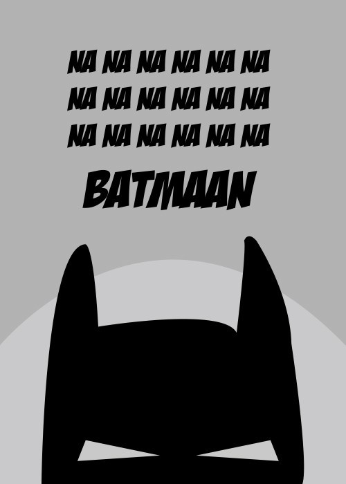 Αφίσα Poster Batman na na!