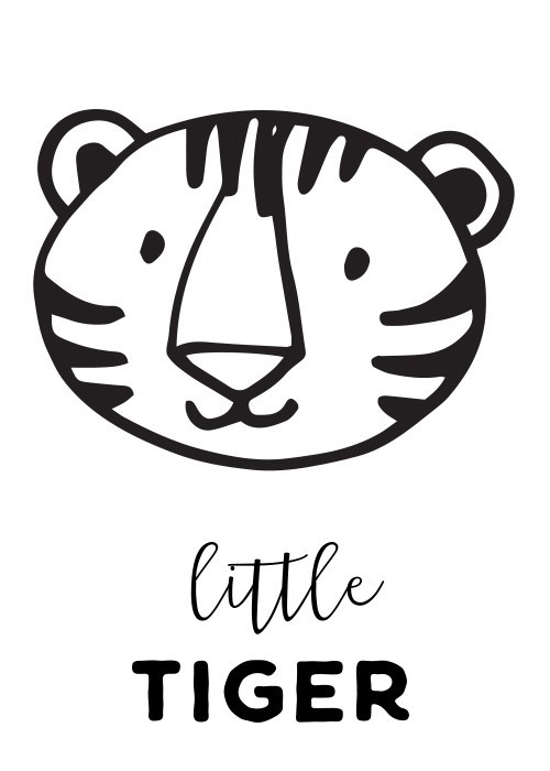Αφίσα Poster Little tiger