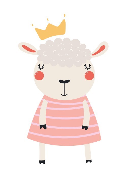 Αφίσα Poster Προβατάκι βασίλισσα