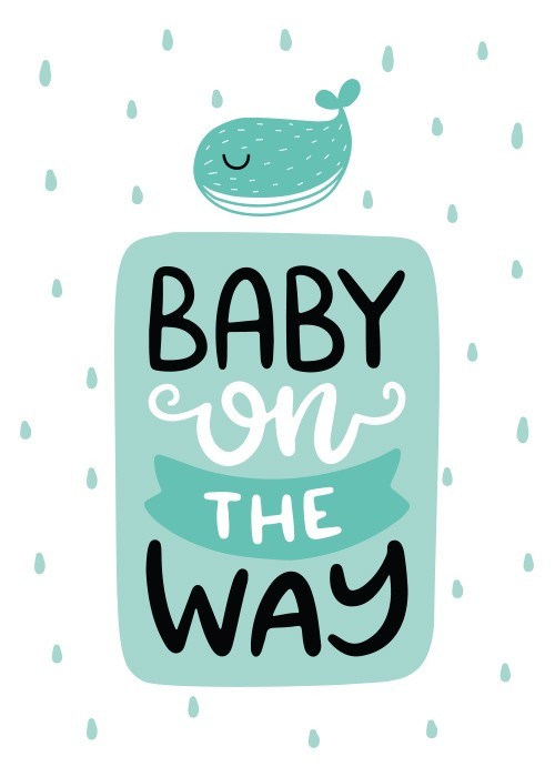 Αφίσα Poster Baby on the way 