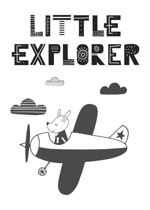 Αφίσα Poster Μικρός εξερευνητής