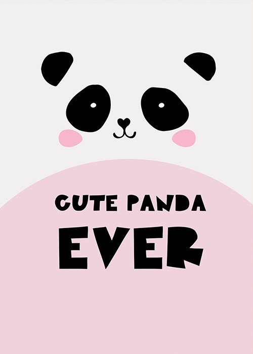 Αφίσα Poster Cute panda ever