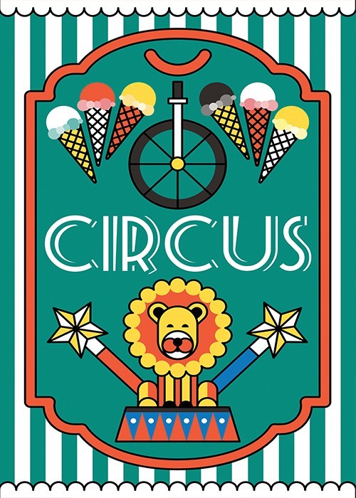 Αφίσα Poster Λιονταράκι στο τσίρκο 