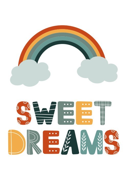 Αφίσα Poster Rainbow sweet dreams