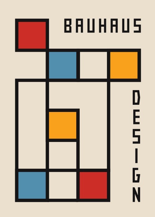  Αφίσα Poster Bauhaus design