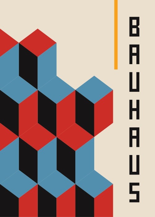  Αφίσα Poster Bauhaus style