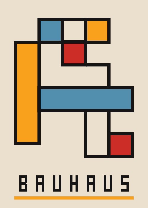  Αφίσα Poster Bauhaus art