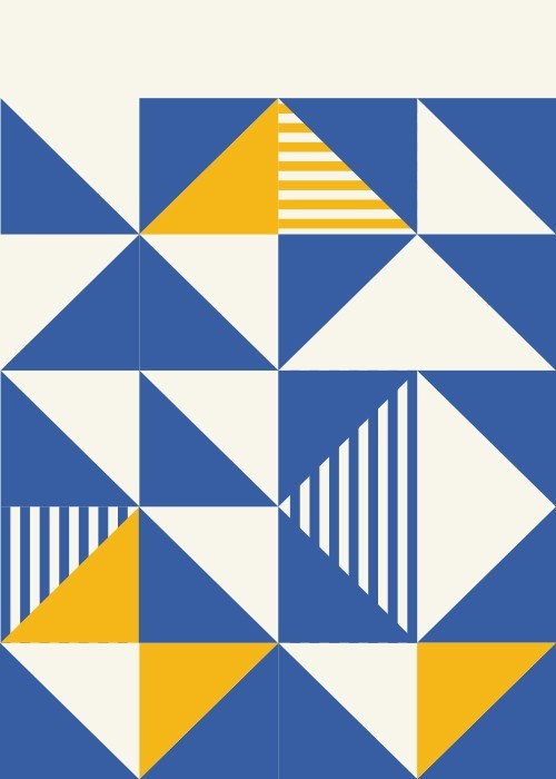  Αφίσα Poster Ασύμμετρα τρίγωνα