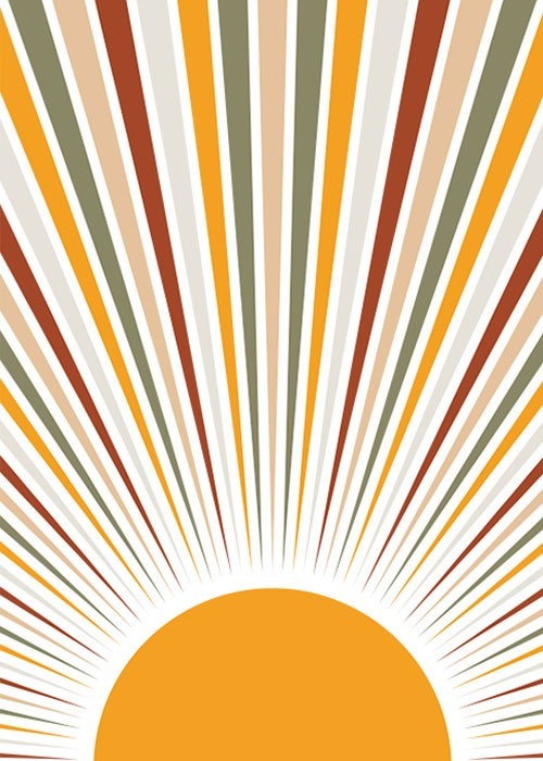 Αφίσα Poster Φωτεινός ήλιος