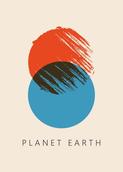  Αφίσα Poster Πλανήτης Γη