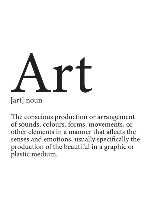 Αφίσα Poster Definition: Art