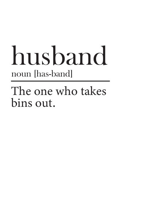 Αφίσα Poster Husband 