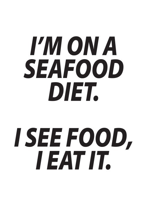 Αφίσα Poster Seafood diet
