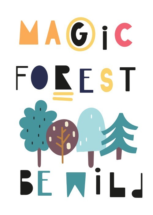 Αφίσα Poster Magic forest