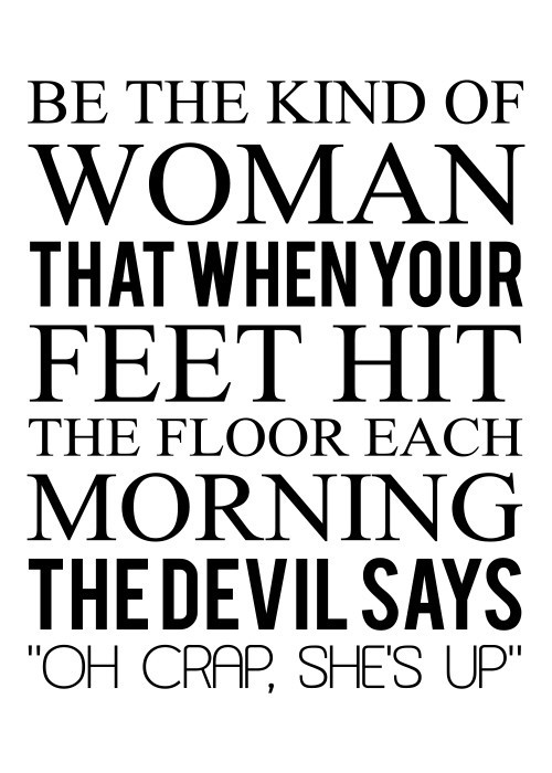 Αφίσα Poster Be the kind of woman